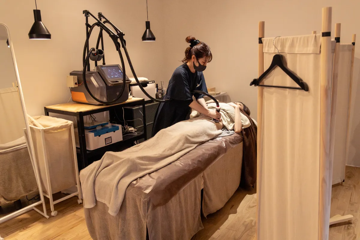 店舗型サロンの施術空間